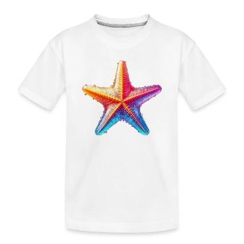 Étoile de mer - T-shirt bio Premium Enfant - blanc - Devant