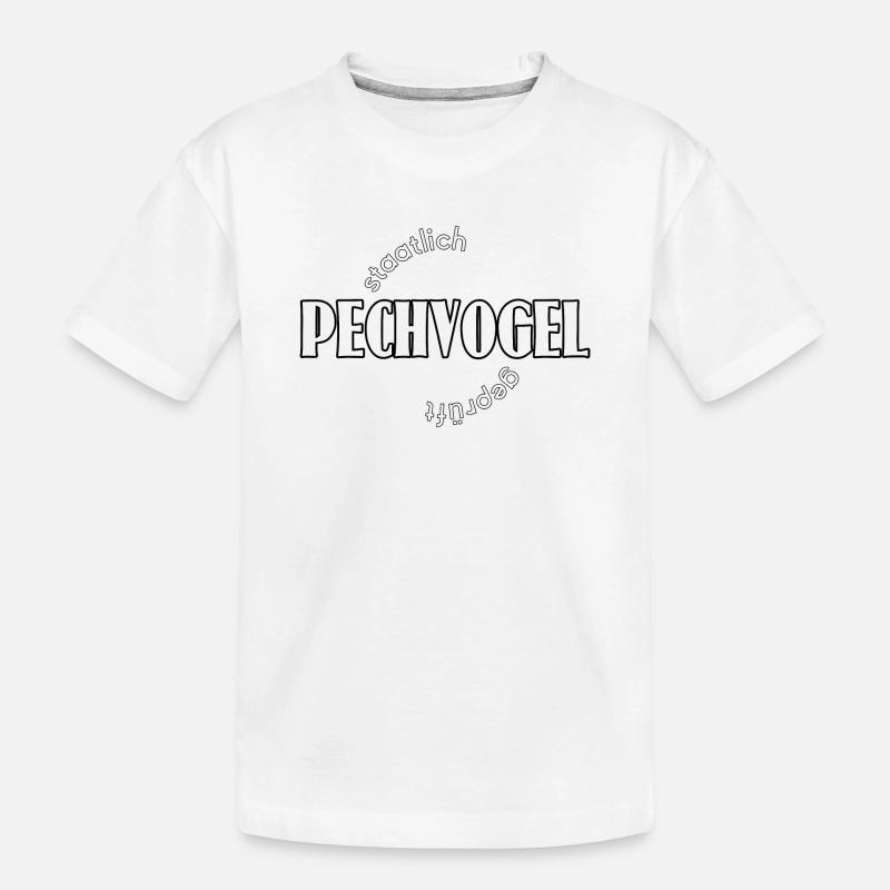 Pechvogel - Kinder Premium Bio T-Shirt - Weiß