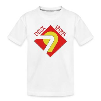 Deux-Sèvres - T-shirt bio Premium Enfant - blanc - Devant