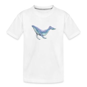 Baleine à bosse - T-shirt bio Premium Enfant - blanc - Devant
