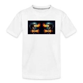 Combat flamand - T-shirt bio Premium Enfant - blanc - Devant