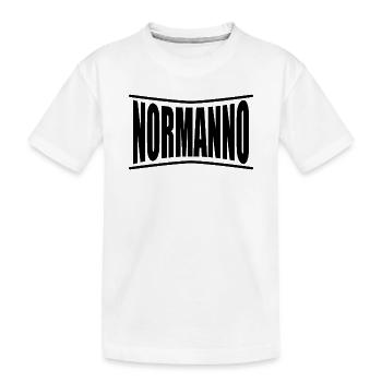 Idée cadeau t-shirt t-shirt normand - T-shirt bio Premium Enfant - blanc - Devant