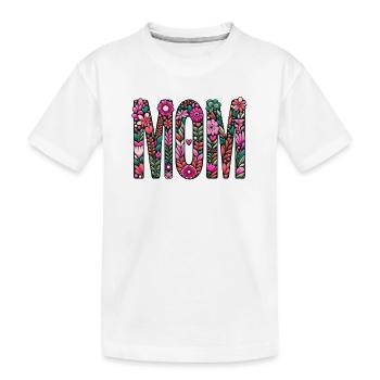 Mama - Kinder Premium Bio T-Shirt - Weiß - Vorne