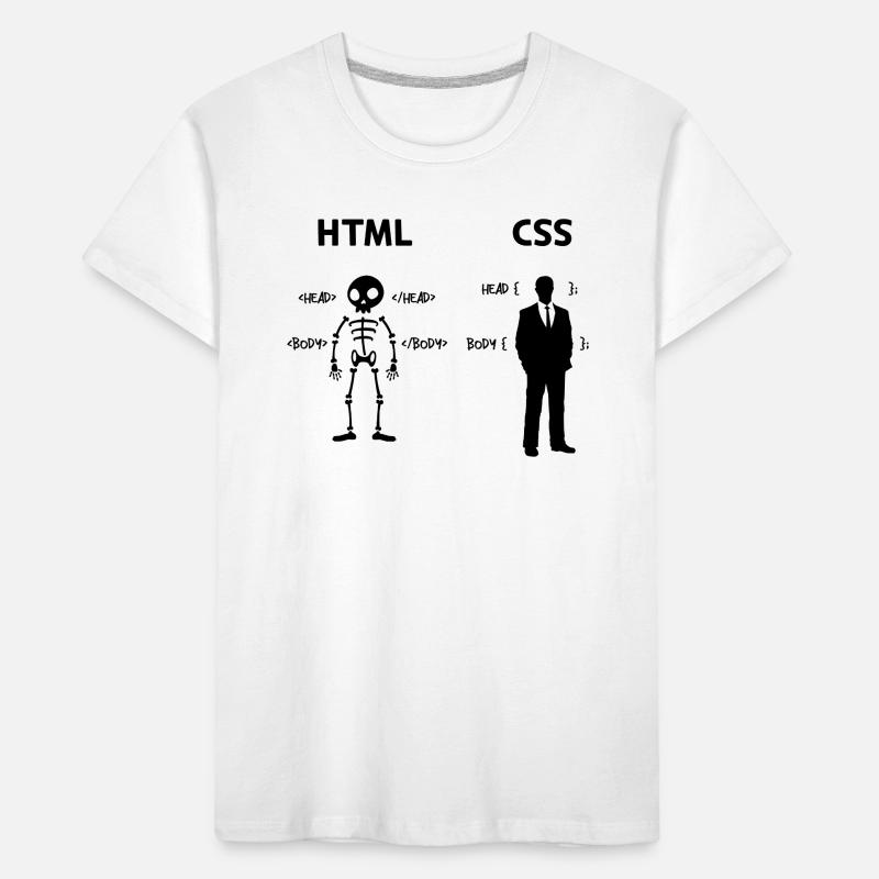 Developer Programmer Coden Css Scripting Code Kids' Premium Organic T-Shirt