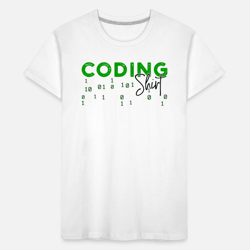 Coden Developer Programmer Web Developer Saying Kids' Premium Organic T-Shirt