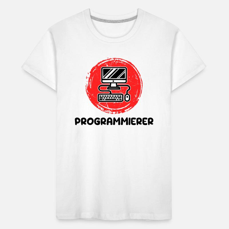 Developer Programmierer Coden Computer Informatik Kinder Premium Bio T-Shirt