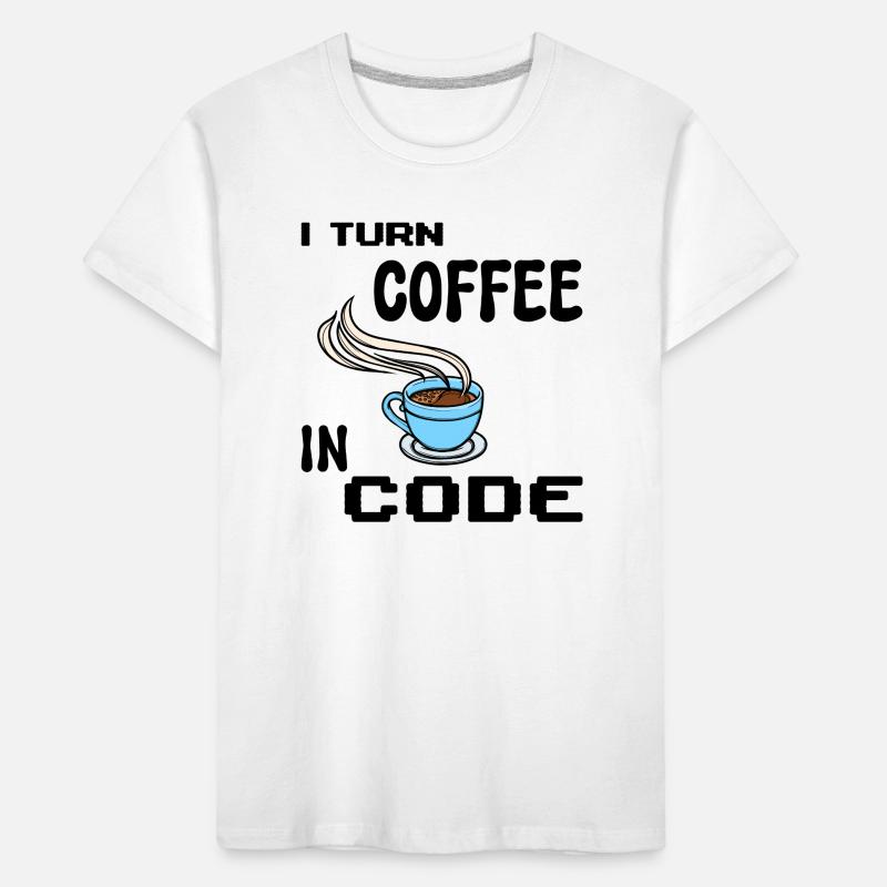 Code Programmierer Skripting Statement Developer Kinder Premium Bio T-Shirt