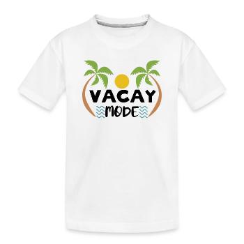 T-shirt évasion tropical - T-shirt bio Premium Enfant - blanc - Devant