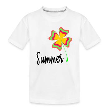 HOLIDAY. HAPPY HOLIDAYS. MISTRESS. MASTER. TEACHER - Kids' Premium Organic T-Shirt - white - Front