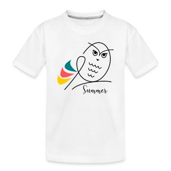 HOLIDAY. HAPPY HOLIDAYS. MISTRESS. MASTER. TEACHER - Kids' Premium Organic T-Shirt - white - Front
