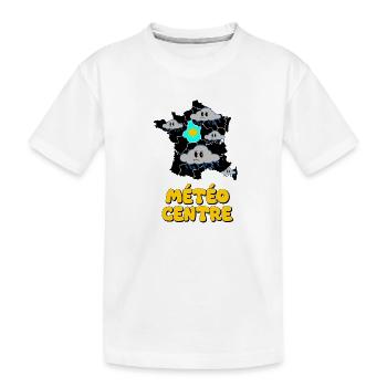 Météo centre - T-shirt bio Premium Enfant - blanc - Devant