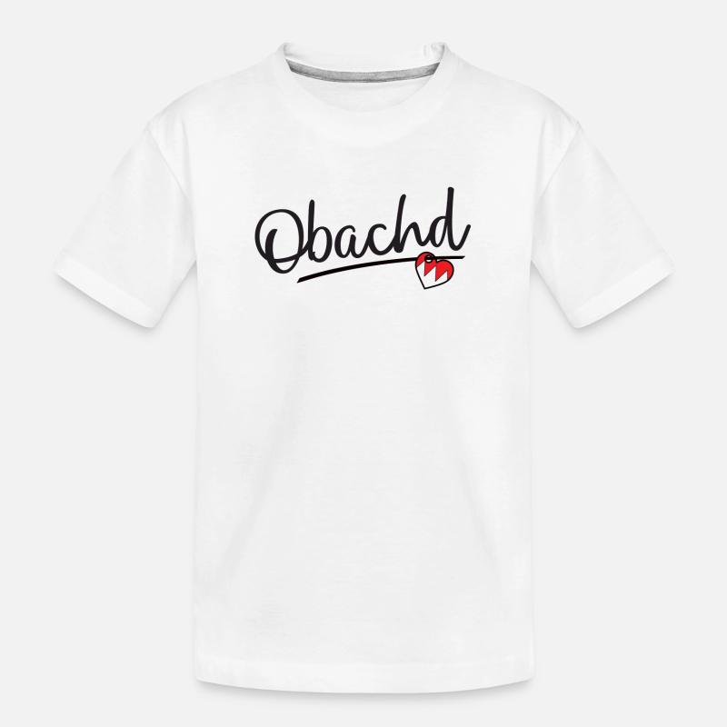 Obachd - Kinder Premium Bio T-Shirt - Weiß