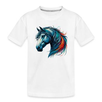 Cheval - T-shirt bio Premium Enfant - blanc - Devant