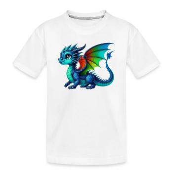Dragon - T-shirt bio Premium Enfant - blanc - Devant