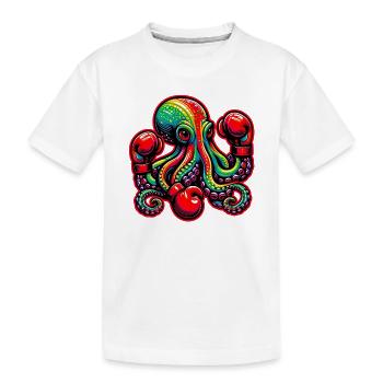 Pieuvre - T-shirt bio Premium Enfant - blanc - Devant