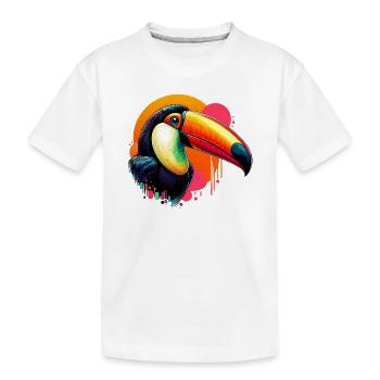 Toucan - T-shirt bio Premium Enfant - blanc - Devant