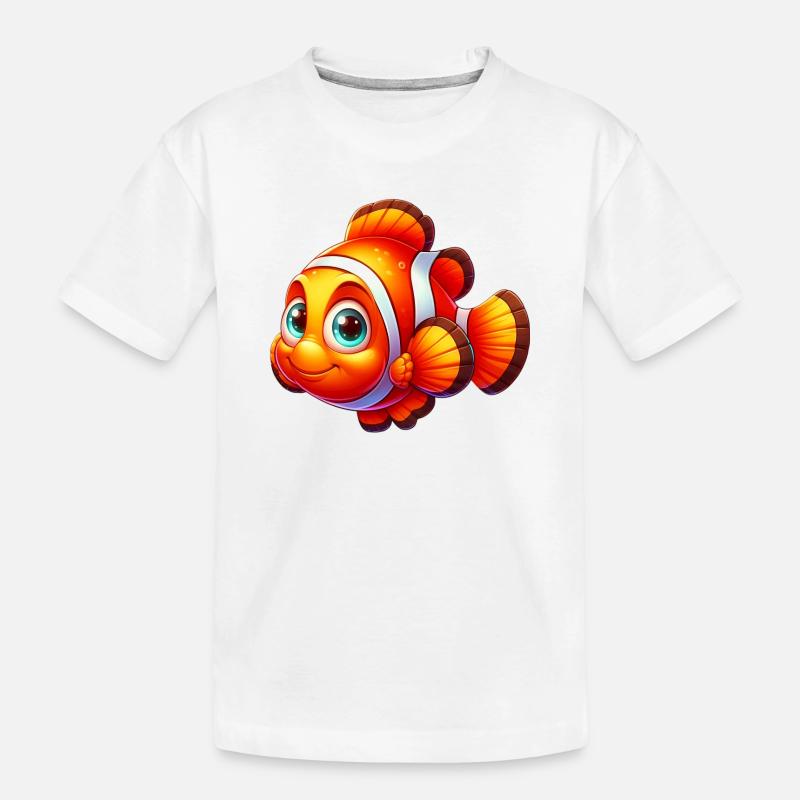 Clownfische - Kinder Premium Bio T-Shirt - Weiß