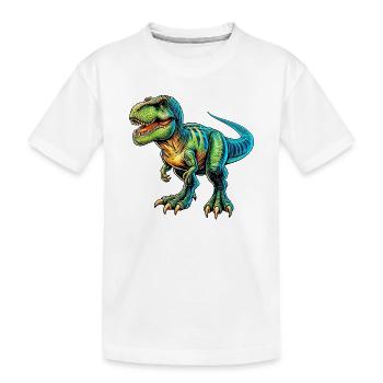 Dinosaure - T-shirt bio Premium Enfant - blanc - Devant