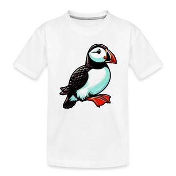 Macareux - T-shirt bio Premium Enfant - blanc - Devant
