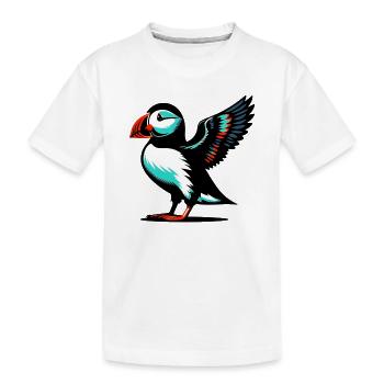 Macareux - T-shirt bio Premium Enfant - blanc - Devant