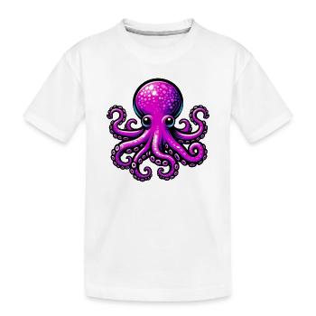 Pieuvre - T-shirt bio Premium Enfant - blanc - Devant