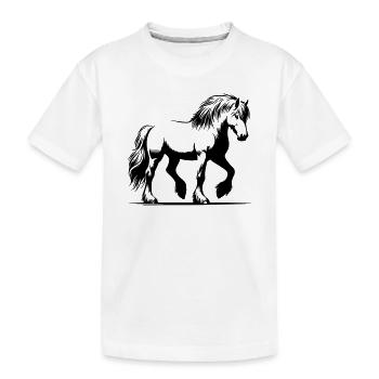 Cheval poney islandais cheval islandais - T-shirt bio Premium Enfant - blanc - Devant