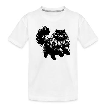 Persian Cat - Persian - Kids' Premium Organic T-Shirt - white - Front