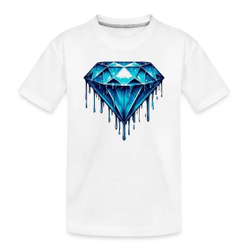 Diamant - T-shirt bio Premium Enfant - blanc - Devant