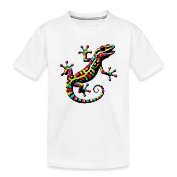 Gecko - T-shirt bio Premium Enfant - blanc - Devant