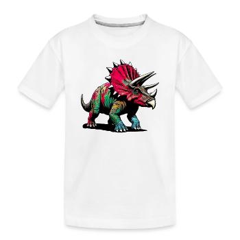 Dinosaure - T-shirt bio Premium Enfant - blanc - Devant