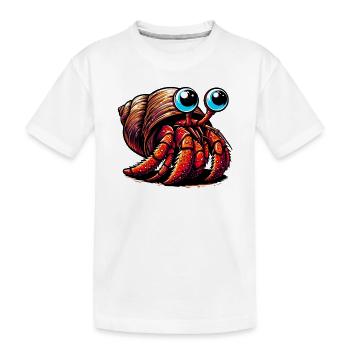 Bernard-l'ermite - T-shirt bio Premium Enfant - blanc - Devant