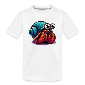 Bernard-l'ermite - T-shirt bio Premium Enfant - blanc - Devant