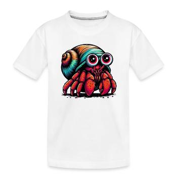 Bernard-l'ermite - T-shirt bio Premium Enfant - blanc - Devant