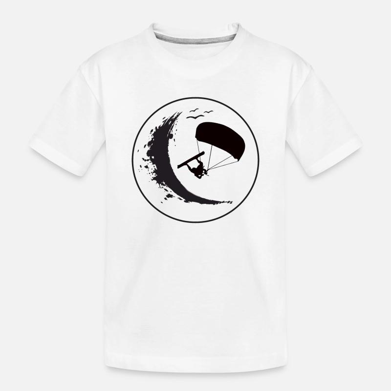 Wave Rider Eclipse - T-shirt bio Premium Enfant - blanc