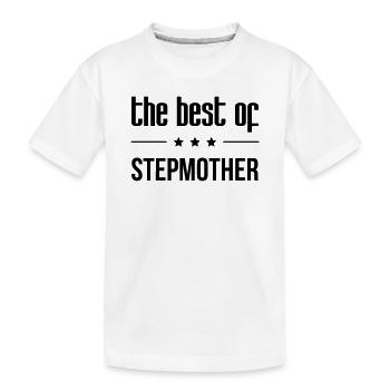 Best Mother-in-Law in the World - Kids' Premium Organic T-Shirt - white - Front