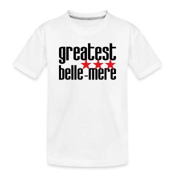 Beste Schwiegermutter der Welt - Kinder Premium Bio T-Shirt - Weiß - Vorne