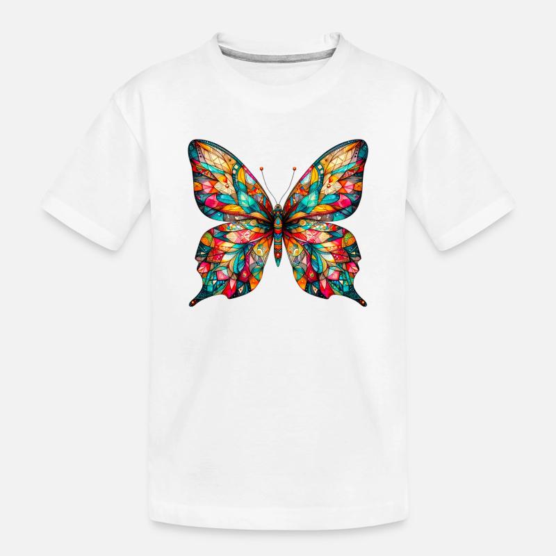 Papillon - T-shirt bio Premium Enfant - blanc