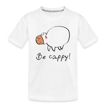 Ne vous inquiétez pas, soyez cappy - T-shirt bio Premium Enfant - blanc - Devant