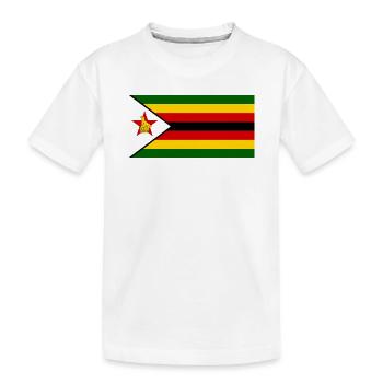 Zimbabwe - T-shirt bio Premium Enfant - blanc - Devant