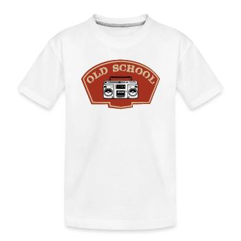 Old school - T-shirt bio Premium Enfant - blanc - Devant