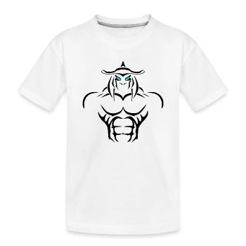 Alpha Pisces Deluxe - Kinder Premium Bio T-Shirt - Weiß - Vorne