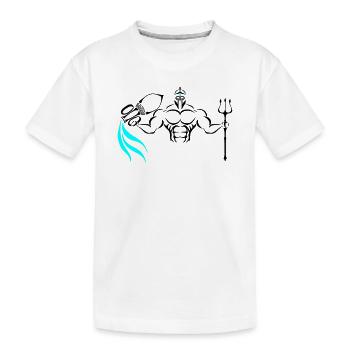 Alpha Aquarius Deluxe - Kinder Premium Bio T-Shirt - Weiß - Vorne