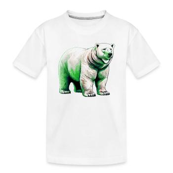 Ours polaire blanc - T-shirt bio Premium Enfant - blanc - Devant