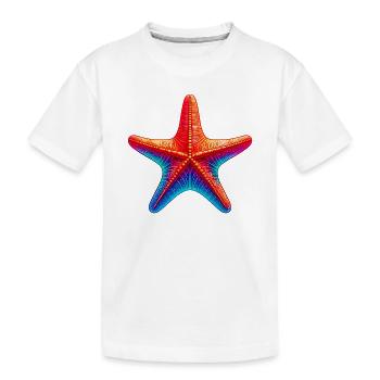 Étoile de mer - T-shirt bio Premium Enfant - blanc - Devant