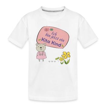 Kita Kind - Kids' Premium Organic T-Shirt - white - Front