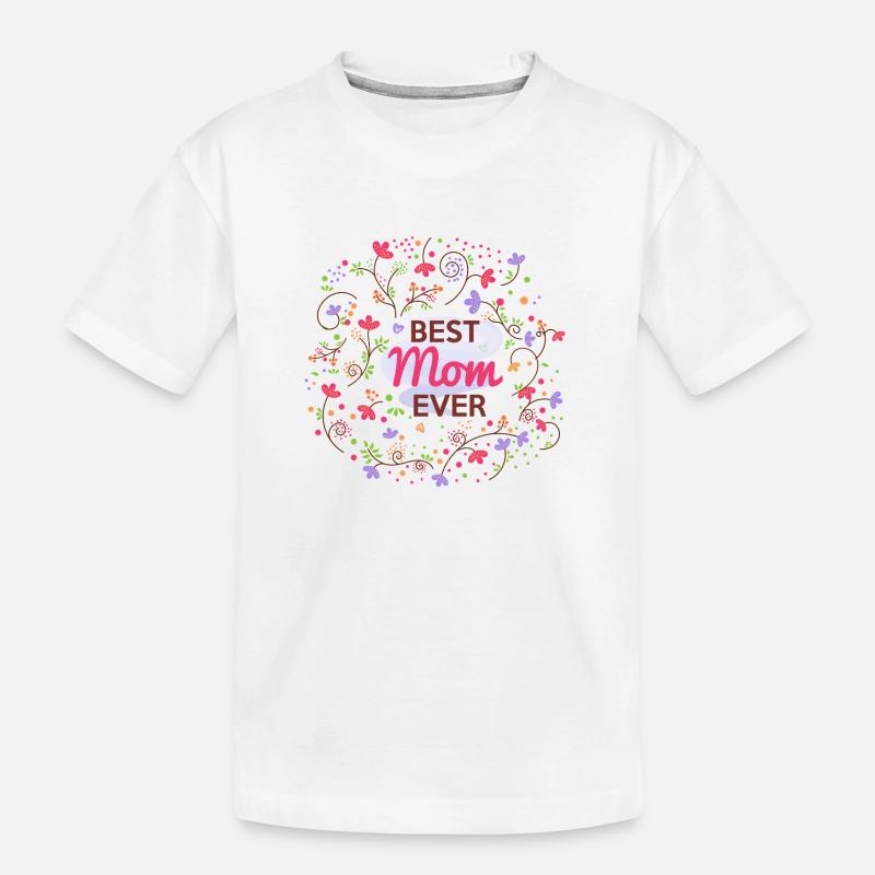 Die beste Mutter aller Zeiten - Kinder Premium Bio T-Shirt - Weiß