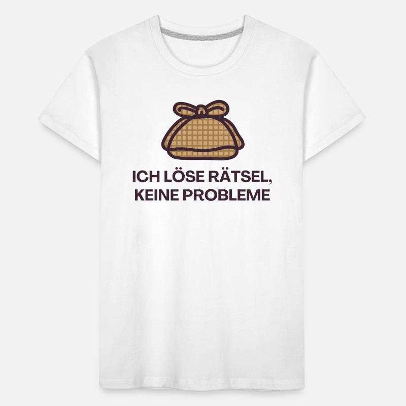 I solve puzzles, no problems Kids' Premium Organic T-Shirt