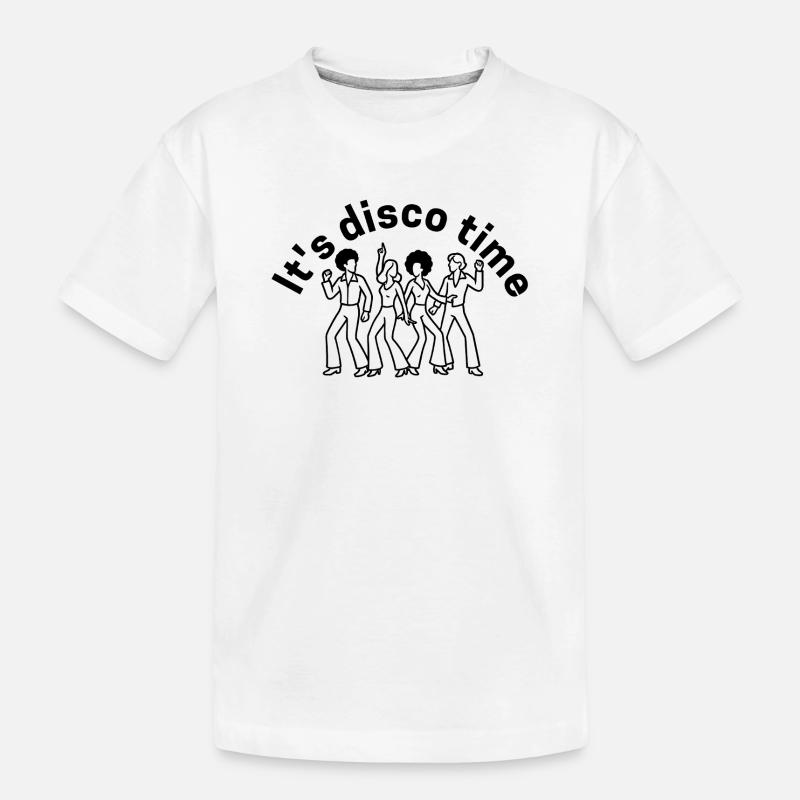 C’est l’heure du disco - T-shirt bio Premium Enfant - blanc