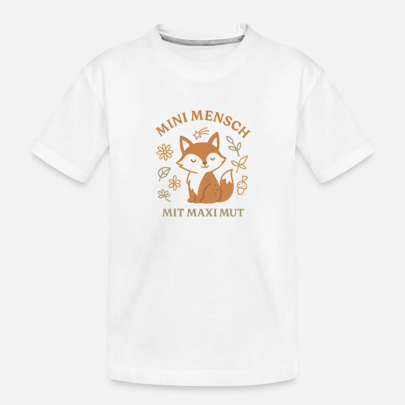 Maxi Mut - Kinder Premium Bio T-Shirt - Weiß