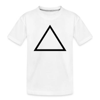 Triangle - T-shirt bio Premium Enfant - blanc - Devant